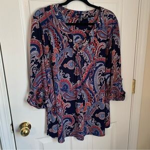 New Directions 2x 3/4 sleeve tunic
